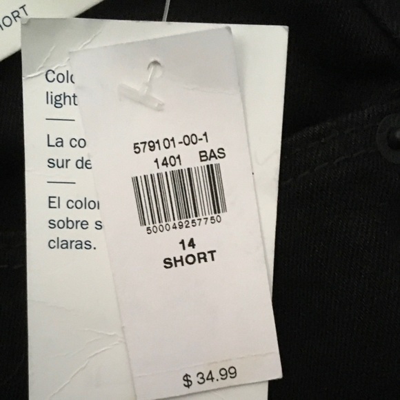 Old Navy Power Slim Straight Mid Rise Jeans 14 Short - Picture 9 of 9